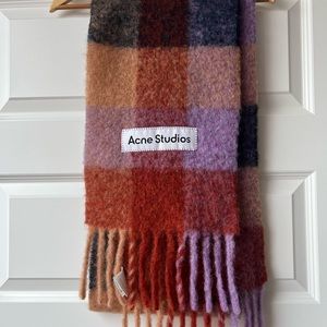 Acne Studios checked scarf